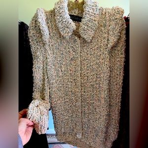 Soft sweater with shoulder detail